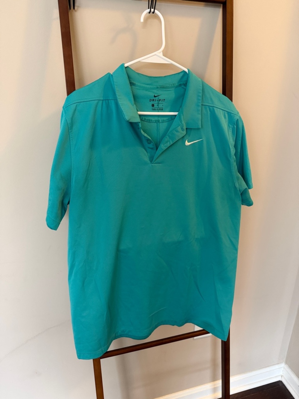 Nike Teal Dri-FIT Polo Shirt